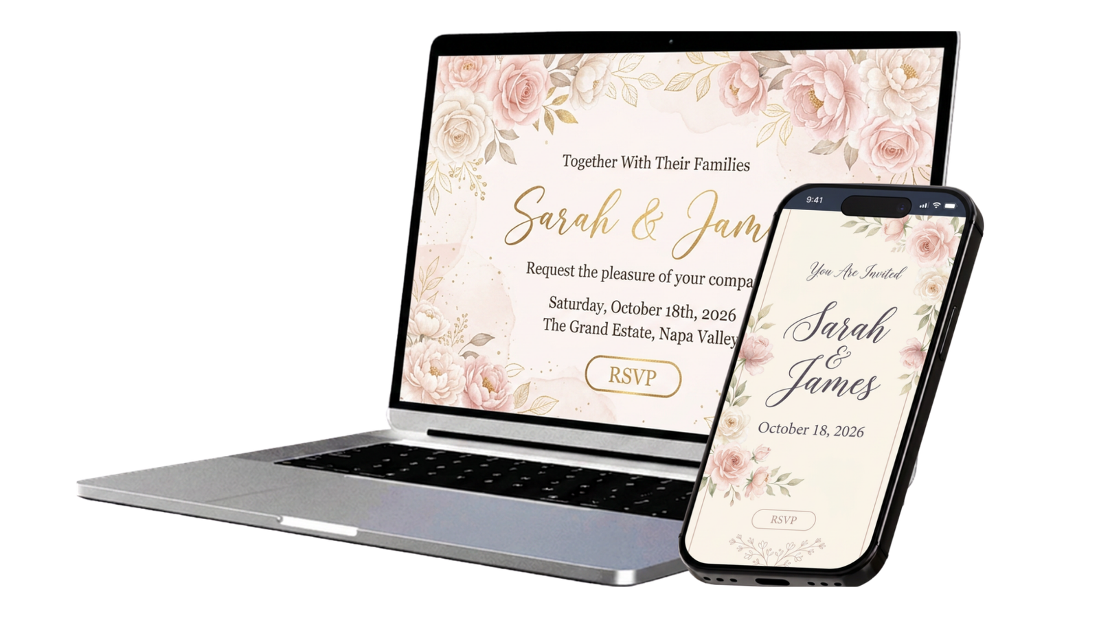 wedding mockup